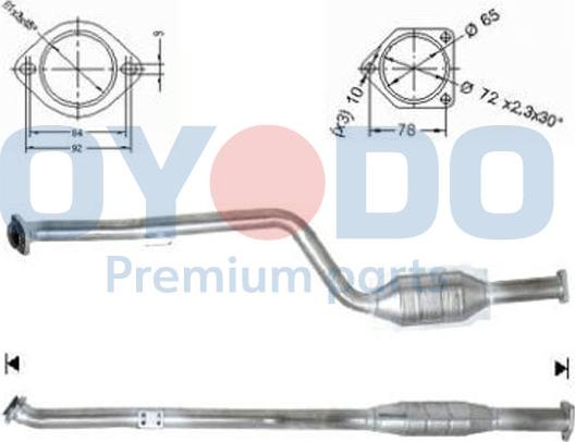 Oyodo 10N0149-OYO - Katalitik çevirici furqanavto.az