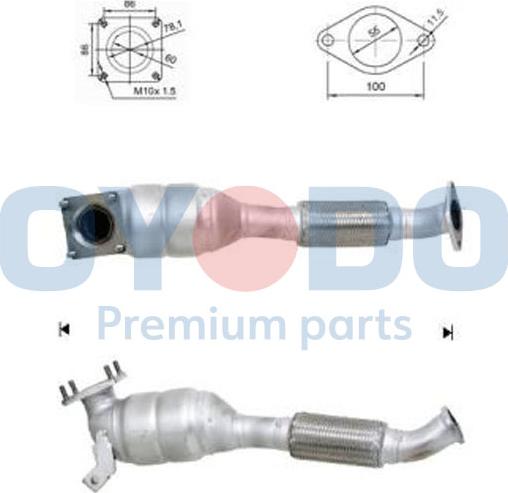 Oyodo 20N0097-OYO - Katalitik çevirici furqanavto.az