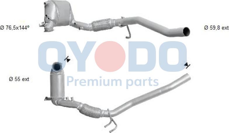 Oyodo 20N0029-OYO - Tüs / Hissəcik filtri, egzoz sistemi furqanavto.az
