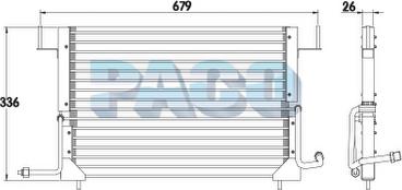 PACO CL5280 - Kondenser, kondisioner furqanavto.az