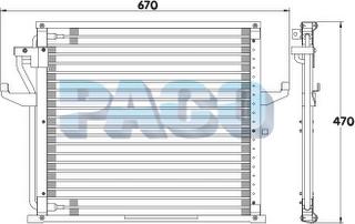 PACO CL3994 - Kondenser, kondisioner furqanavto.az