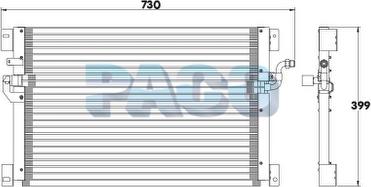 PACO CL3986 - Kondenser, kondisioner furqanavto.az