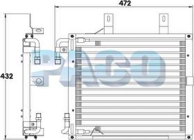 PACO CL3931 - Kondenser, kondisioner furqanavto.az