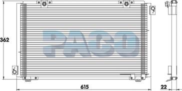 PACO CL3097 - Kondenser, kondisioner furqanavto.az