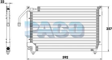 PACO CL3076 - Kondenser, kondisioner furqanavto.az