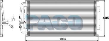 PACO CL3130 - Kondenser, kondisioner furqanavto.az