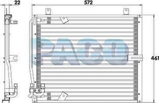 PACO CL3128 - Kondenser, kondisioner furqanavto.az