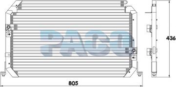 PACO CL3844 - Kondenser, kondisioner furqanavto.az