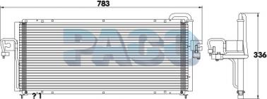 PACO CL3859 - Kondenser, kondisioner furqanavto.az