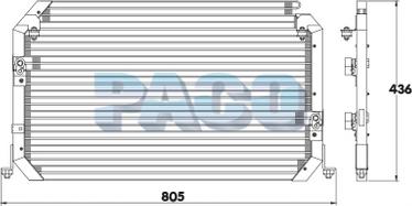 PACO CL3850/B - Kondenser, kondisioner furqanavto.az