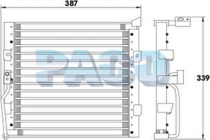 PACO CL3866 - Kondenser, kondisioner furqanavto.az