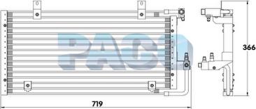 PACO CL3819 - Kondenser, kondisioner furqanavto.az