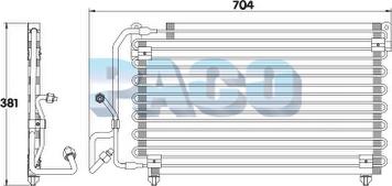 PACO CL3818 - Kondenser, kondisioner furqanavto.az