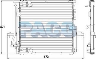 PACO CL3765 - Kondenser, kondisioner furqanavto.az