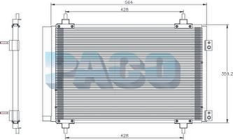 PACO MP5432 - Kondenser, kondisioner furqanavto.az