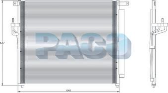 PACO MP5437 - Kondenser, kondisioner furqanavto.az