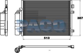 PACO MP5794 - Kondenser, kondisioner furqanavto.az