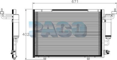 PACO MP5745/RD - Kondenser, kondisioner furqanavto.az