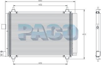 PACO PL5440 - Kondenser, kondisioner furqanavto.az