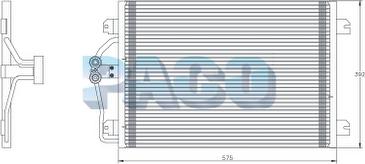 PACO PL5457 - Kondenser, kondisioner furqanavto.az