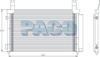 PACO PL5414 - Kondenser, kondisioner furqanavto.az