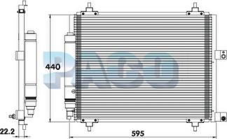 PACO PL5628/RD - Kondenser, kondisioner furqanavto.az