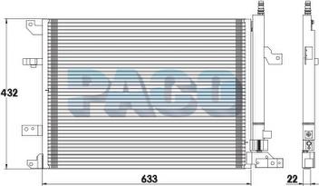 PACO PL5006/RD - Kondenser, kondisioner furqanavto.az