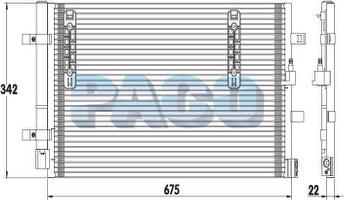 PACO PL5035/RD - Kondenser, kondisioner furqanavto.az