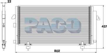 PACO PL5104 - Kondenser, kondisioner furqanavto.az