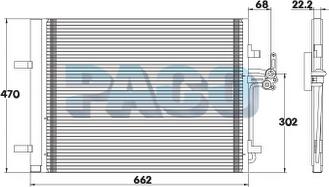 PACO PL5206 - Kondenser, kondisioner furqanavto.az
