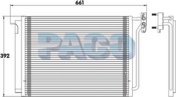 PACO PL3443 - Kondenser, kondisioner furqanavto.az
