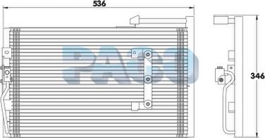 PACO PL3413 - Kondenser, kondisioner furqanavto.az