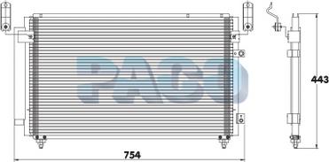 PACO PL3485 - Kondenser, kondisioner furqanavto.az