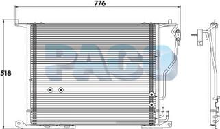 PACO PL3435 - Kondenser, kondisioner furqanavto.az