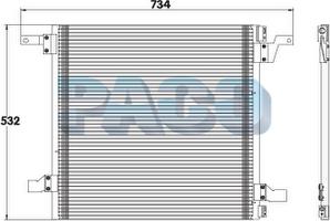 PACO PL3580 - Kondenser, kondisioner furqanavto.az