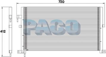 PACO PL3656 - Kondenser, kondisioner furqanavto.az