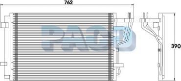 PACO PL3632 - Kondenser, kondisioner furqanavto.az