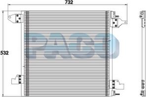 PACO PL3675 - Kondenser, kondisioner furqanavto.az