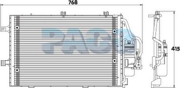 PACO PL3673/RD - Kondenser, kondisioner furqanavto.az