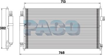 PACO PL3198/RD - Kondenser, kondisioner furqanavto.az