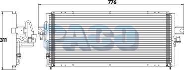 PACO PL3189 - Kondenser, kondisioner furqanavto.az