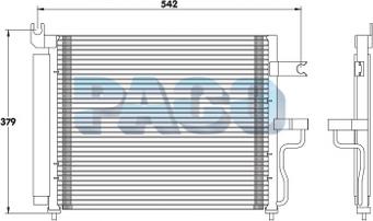 PACO PL3253 - Kondenser, kondisioner furqanavto.az