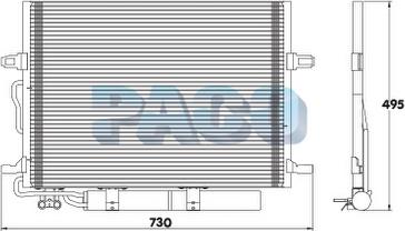 PACO PL3289/RD - Kondenser, kondisioner furqanavto.az