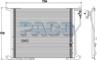 PACO PL3287 - Kondenser, kondisioner furqanavto.az