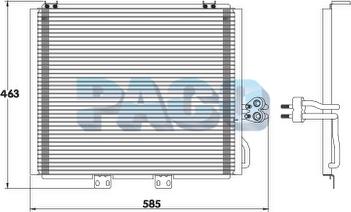 PACO PL3274 - Kondenser, kondisioner furqanavto.az