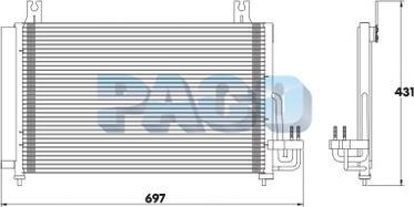 PACO PL3799 - Kondenser, kondisioner furqanavto.az