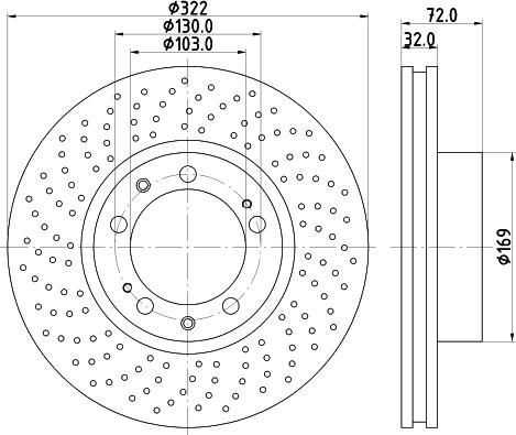 SHW Performance PRR39938 - Əyləc Diski furqanavto.az