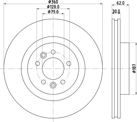 Pagid 55832HC - Əyləc Diski furqanavto.az