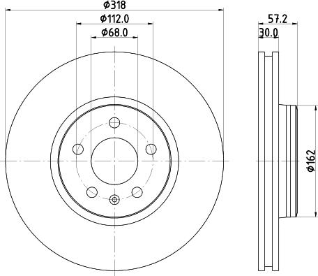 Pagid 55827HC - Əyləc Diski furqanavto.az