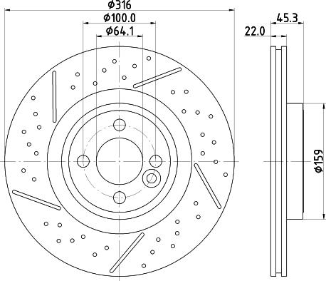 Pagid 55791 - Əyləc Diski furqanavto.az